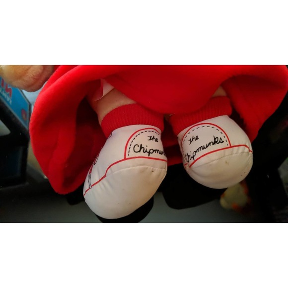 Vintage Alvin and the Chipmunks Christmas Stuffed Plush with Original Box RARE! - Picture 6 of 13